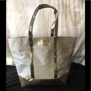 VICTORIA SECRET LARGE FABRIC & SEQUIN Handbag